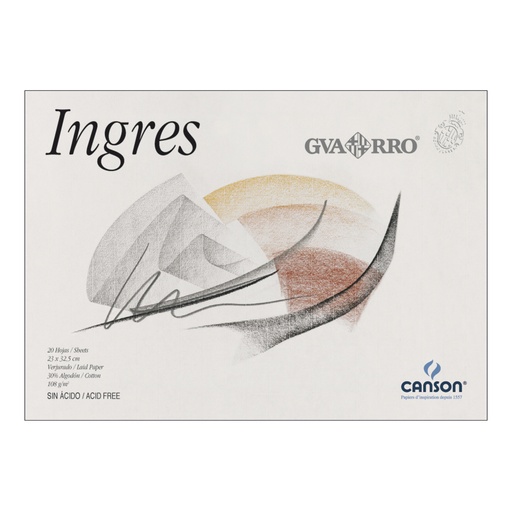 [200400726] BLOC PAPEL INGRES 108GR/M2 encolado 23x32.5 cm