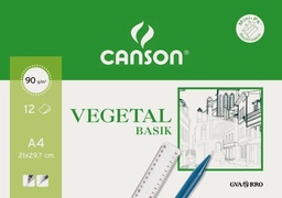 [200406219] Caja de 250 láminas papel vegetal basik A4 95g Canson