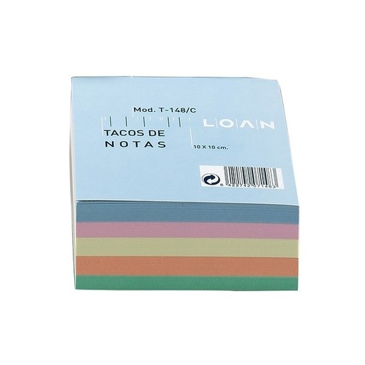 [T-148/C] Bloc colores encolado 10x10 500h