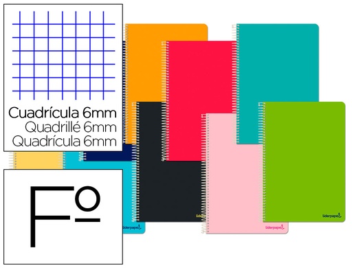 [BF07] Libreta esp. A4 cuad.6*6 bf07