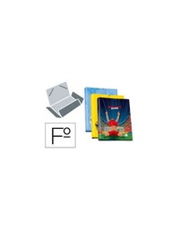 [76305] Carpeta Liderpapel c/gomas y solapas Fº sport