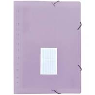 Carpeta Liderpapel clasificador fuelle morada