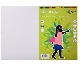 [15534] CARTULINA A3 BLANCA 180gr 100 HOJAS