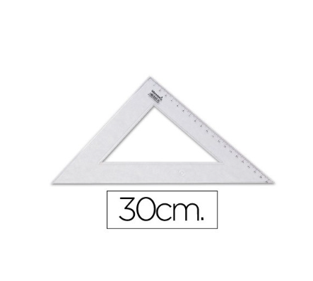 [222-30] Escuadra serie tecnit 30cm.