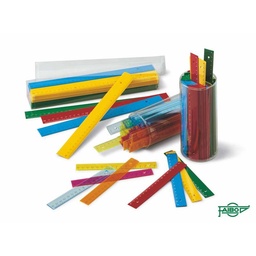 [830] Reglas colores 15 cm bote 100 und.