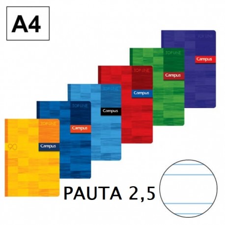 [002164] Libreta grapada A4 48h. 90gr. P2.5mm