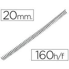 [ESP905120] Espiral metálica 20 mm Caja 100 unidades