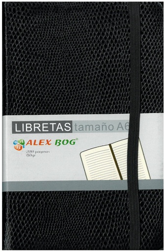 [ETC-046] Libreta cosida A6 alexbog 200h. 80g varios colores