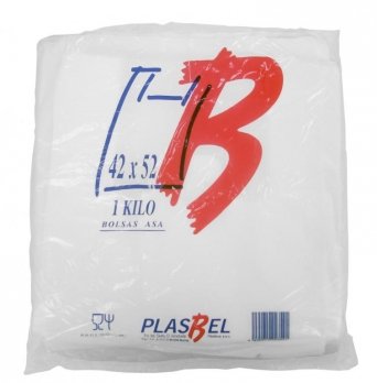 Bolsas plastio asas 42*52