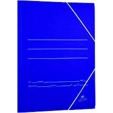 CARPETA GOMAS AZUL A5-Pack 3 unid