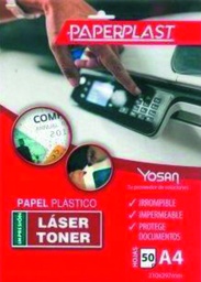 [0558UPPB150A4/50] PAPEL PLÁSTICO PAPERPLAST YOSAN A4 150micras LASER