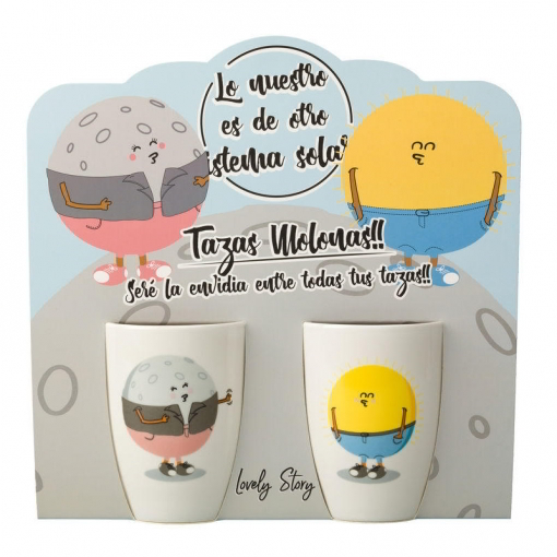 Tazas cerámica decoradas lovely story pack 2