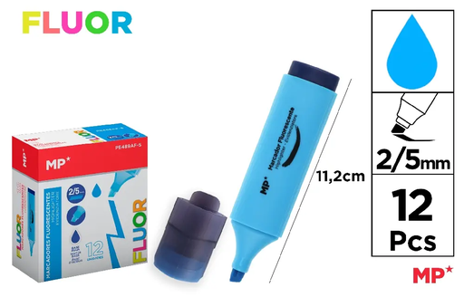 [PE489AF-S] Marcador fluorescente azul mp
