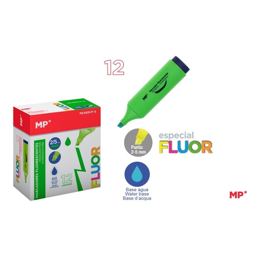 [PE489VF-S] Marcador fluorescente verde