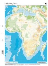 Mapa africa fisico mudo