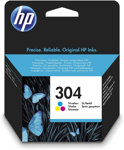 [N9K05AE ABE] Cartucho tinta original hp 304 tricolor