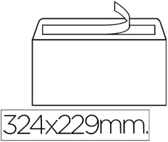 [0019] Sobres 229x324 90gr recta silicona-Zelatun Caja 250