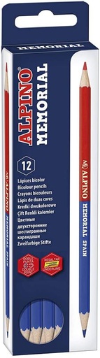 [LE004313] Lápices bicolor Alpino Memorial Caja 12