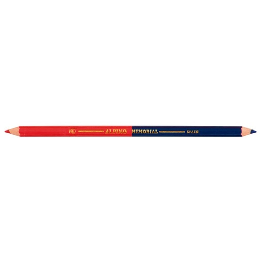 [LE004313] Lapiz bicolor Alpino Memorial