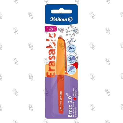 [100435977] Boligrafo borrable Pelikan Erase 2.0 rojo