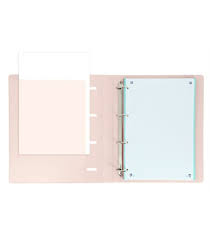 [400131303] Carpesano Oxford A4+ Rosa pastel con recambios 5X5