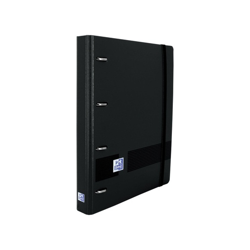 [400183096] Carpeta Oxford European binder live & go Din a5+ 4 anillas 35 mm recambio 100 hojas cuadro 5 mm color