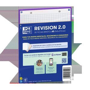[400198777] FICHAS REVISION 2.0 OXF A5 2T 30F 5X5 LILA