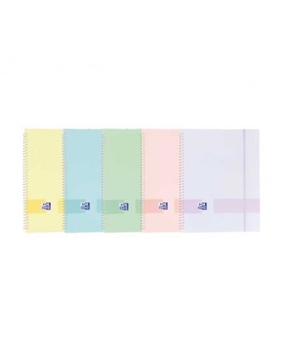 [400146212] Carpeta 20 fundas A4 c/goma surtido pastel Oxford
