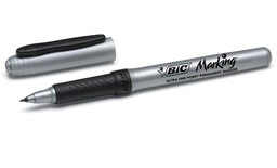 [6380725] Marcador Bic permanente punta media 0.7 negro 317-9