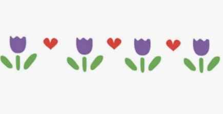 [0420071185] STENCIL ACRILEX 16x3cm TULIPAS/FLORAL