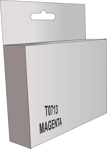 [T0713] Cartucho tinta compatible Epson t0713 magenta