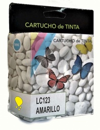 [HMC-LC123YNE] Cartucho tinta compatible Brother lc123 amarillo
