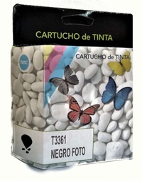 [T3361] Cartucho tinta compatible Epson 33xl negro foto