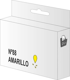 Cartucho tinta compatible hp nº88 amarillo