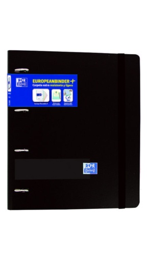 [400146174] Carpeta 4 anillas tp vivos +recambio 5c vivos A4+ 100h 5x5